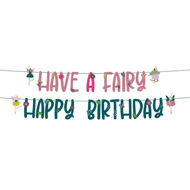 Birthday garland - Little Forest Fairy 2m
