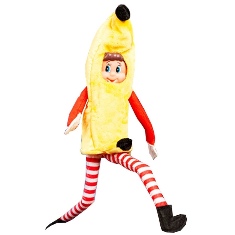 Elf in banana outfit 30cm