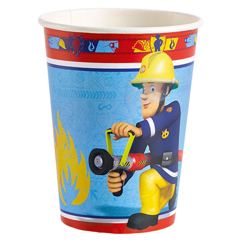 Fireman Sam paper cup for rescue operation 266ml