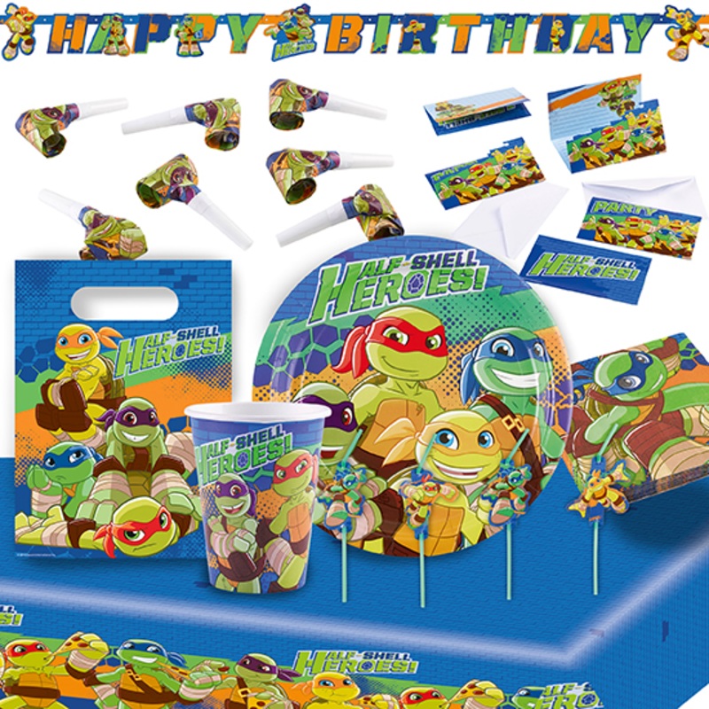 Half Shell Heroes Turtles Party Package 70 pcs