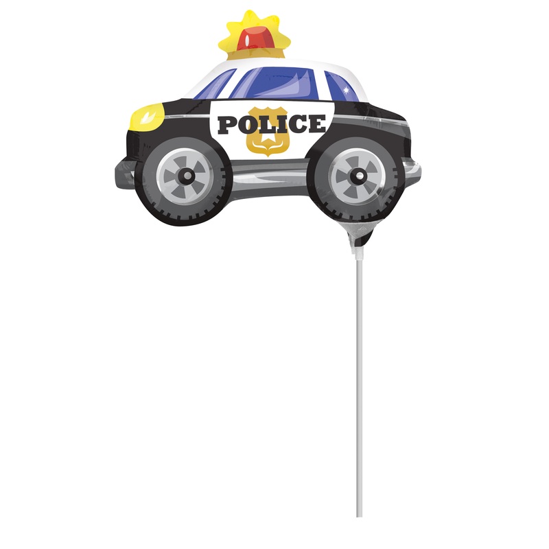 Pole balloon police car figure