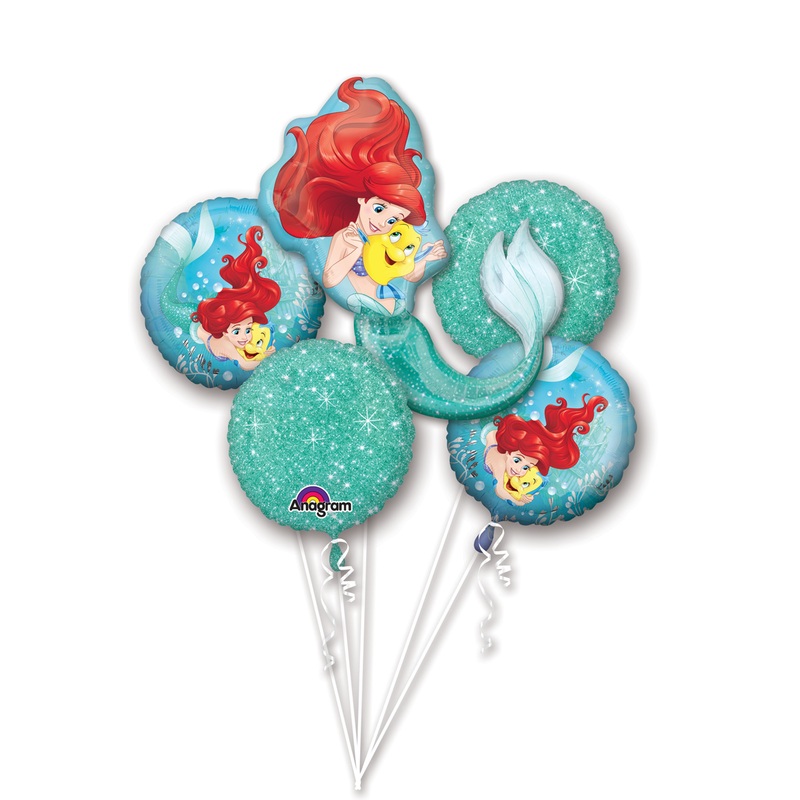 Set of 5 Arielle & Fabius under the sea