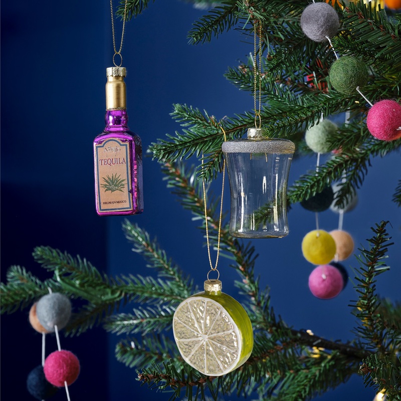 Tequila Set tree decoration 3 pieces