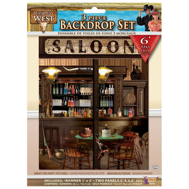 Western Saloon Mural Set
