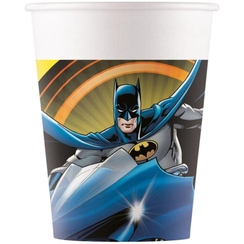 8 FSC Batman Rogue Rage paper cups