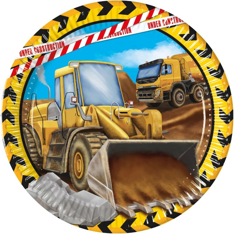 8 Next Generation FSC Construction paper plates 23cm