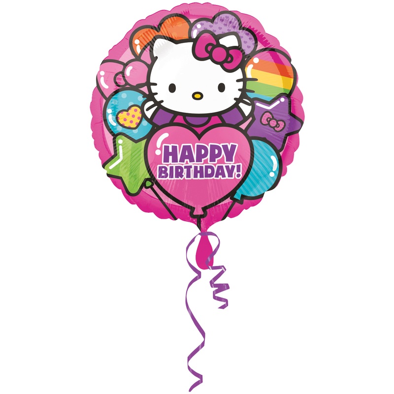 Birthday balloon Hello Kitty party
