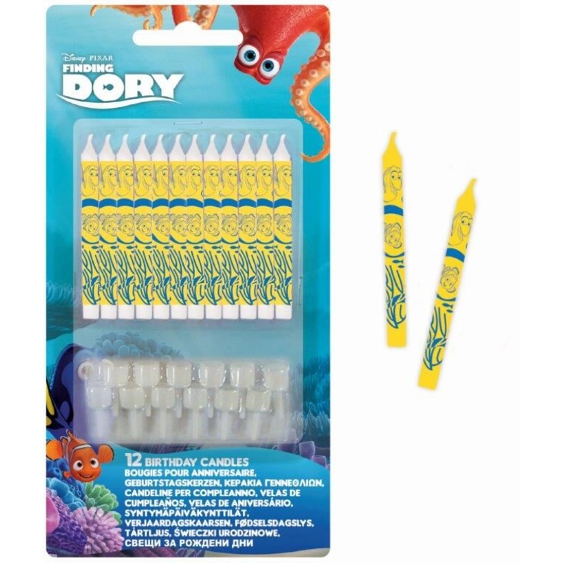 Finding Dory birthday candles 12 pieces