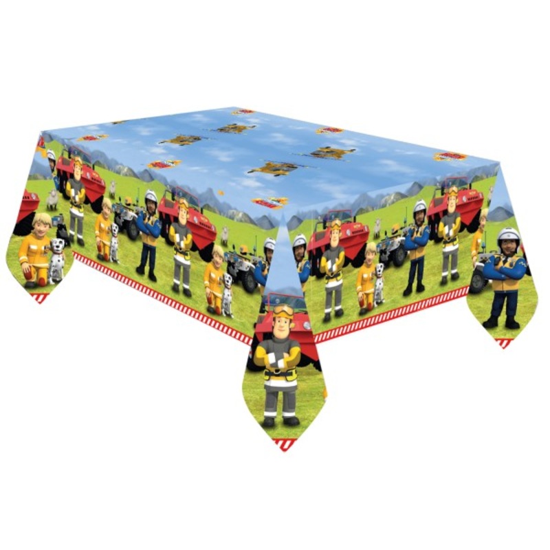 Fireman Sam tablecloth 1.2m x 1.8m