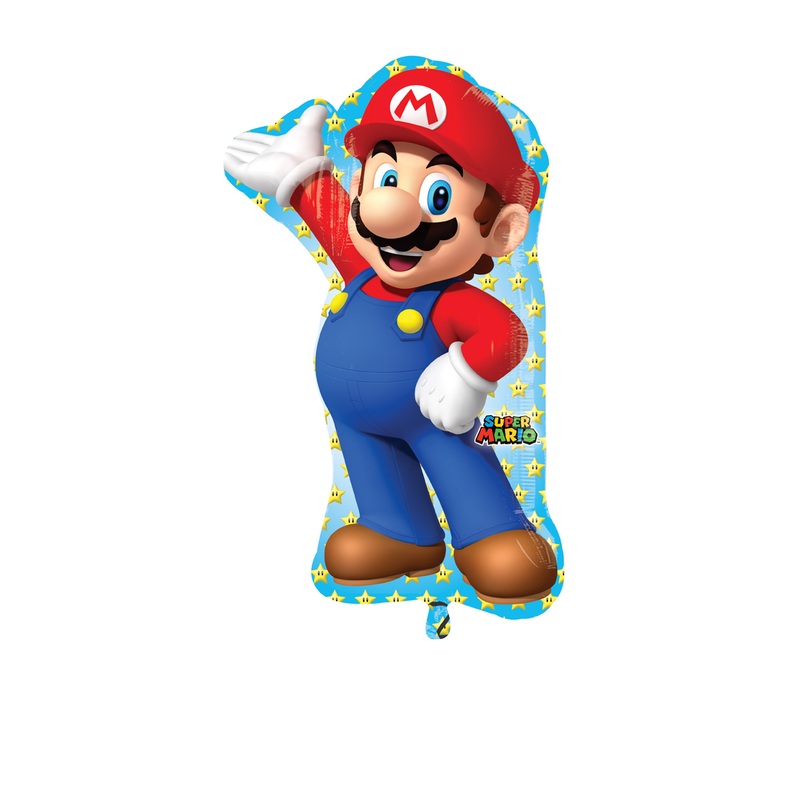 Foil balloon Super Mario figure XL