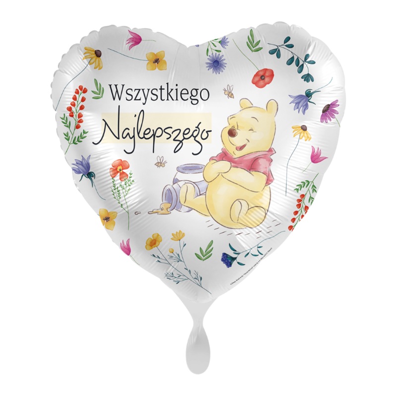 Hearty Winnie Pooh Birthday Greeting -POL
