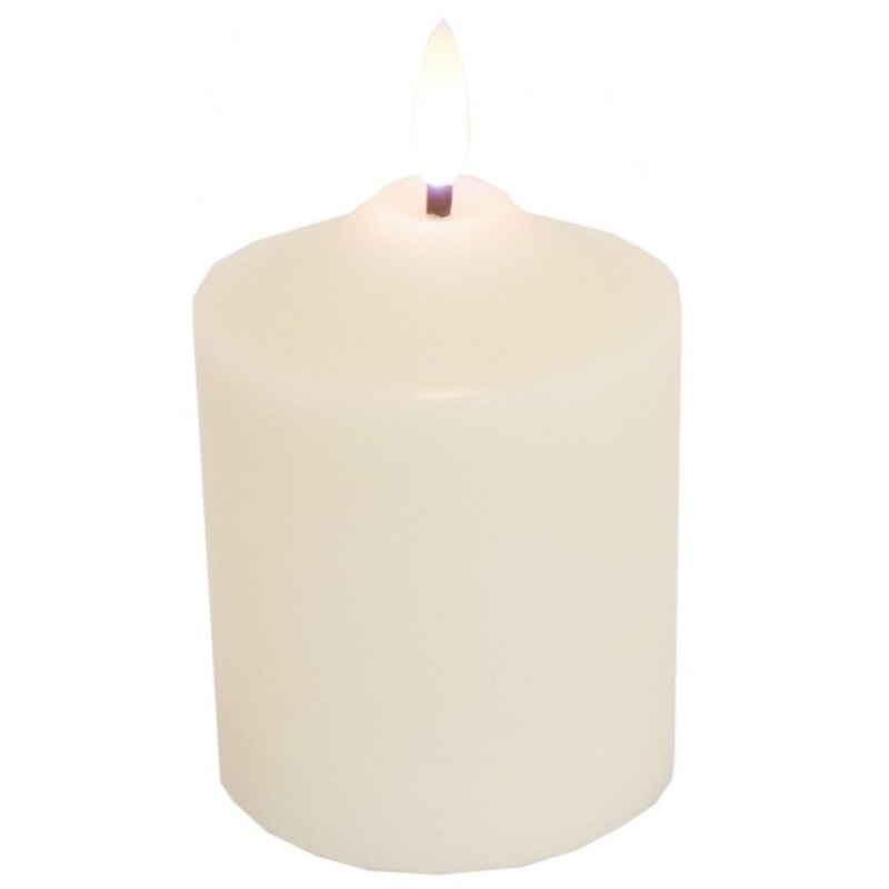 LED wax candle 7.5 x 12cm