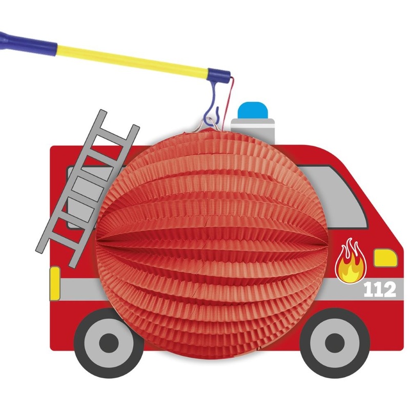 Motif lantern fire brigade 20cm
