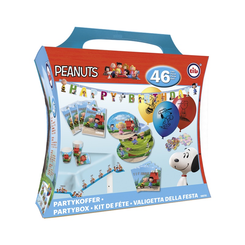 Party Set Peanuts Children's Birthday 46 pieces