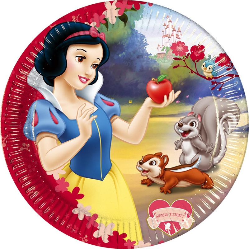 Princesses dream round paper plate 23cm