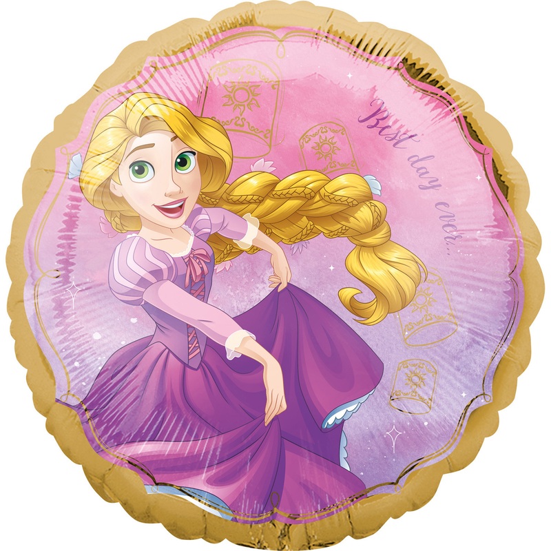 Rapunzel foil balloon Best day 45cm