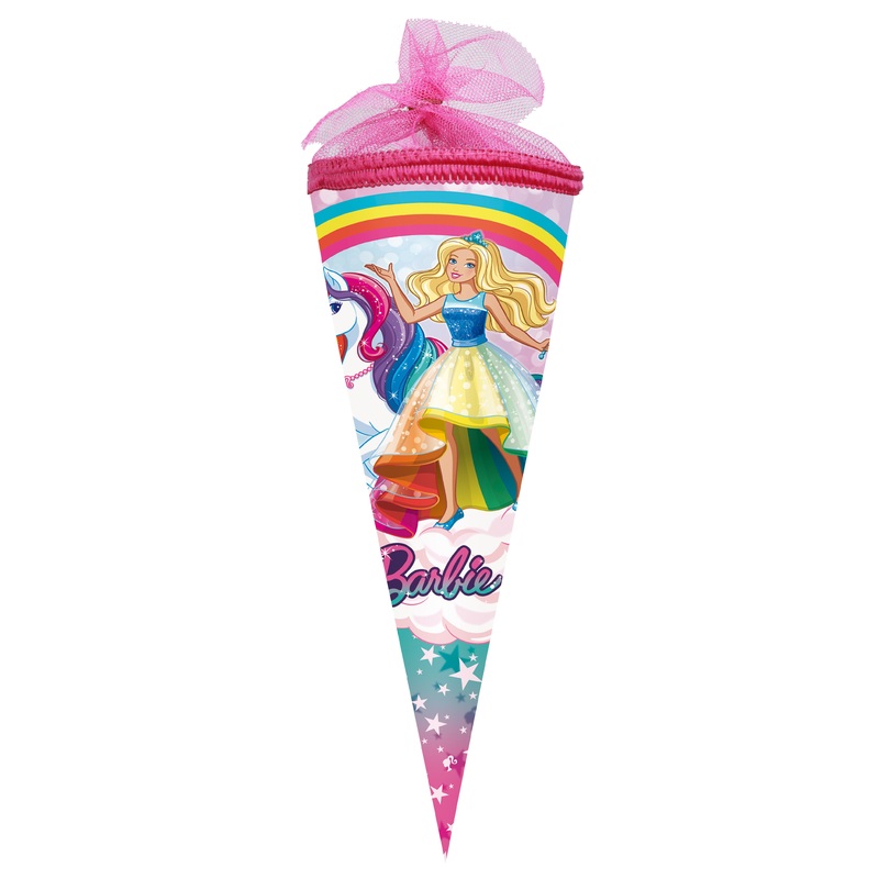School cone Barbie in the unicorn world 22cm