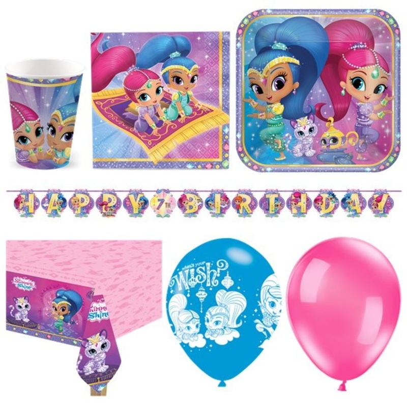 Shimmer and Shine Premium Party Package for 16 people