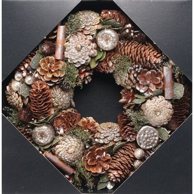 Sparkling Christmas wreath 30cm
