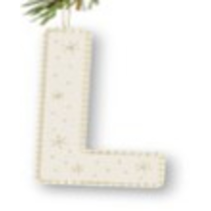Tree decoration - Star shine letter L