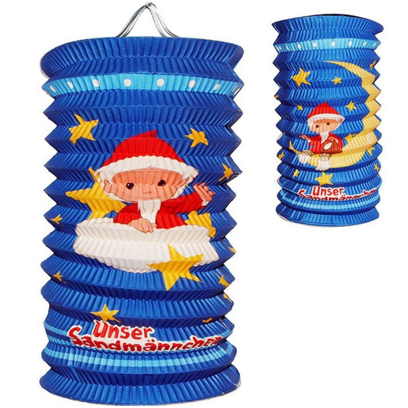 Waving sandman pull lantern 15 x 25cm