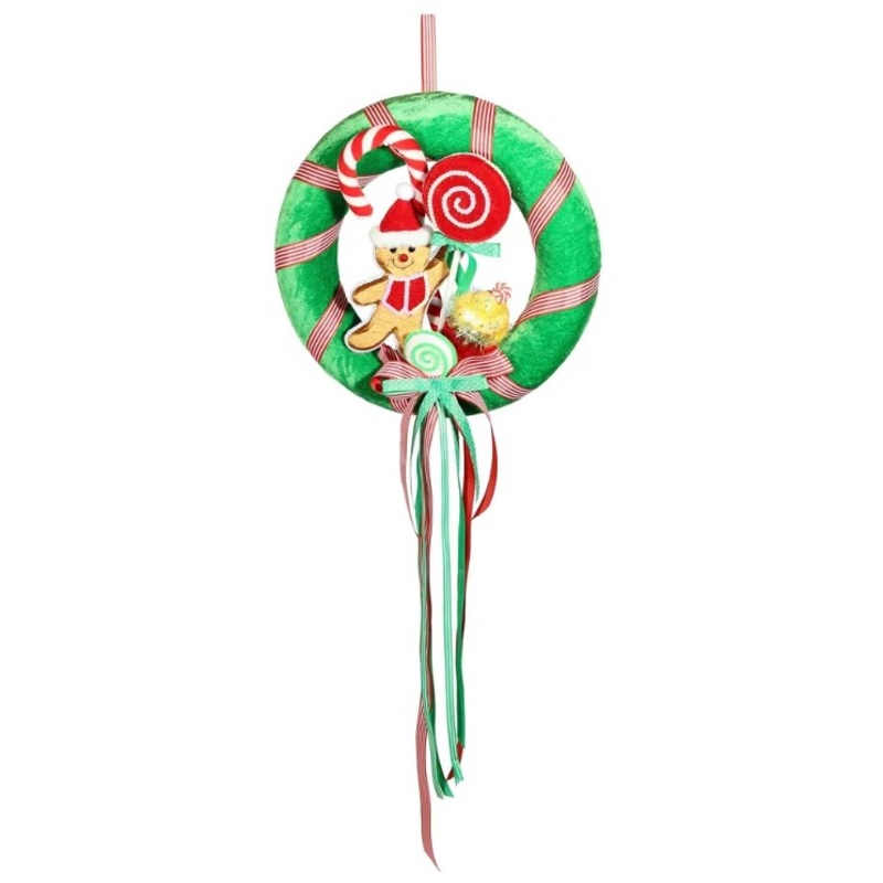 Winter Schleckerland door wreath