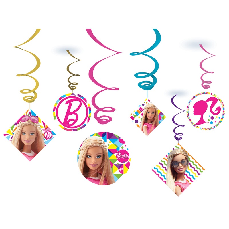 12 Barbie Fashionista spiral hangers 60cm