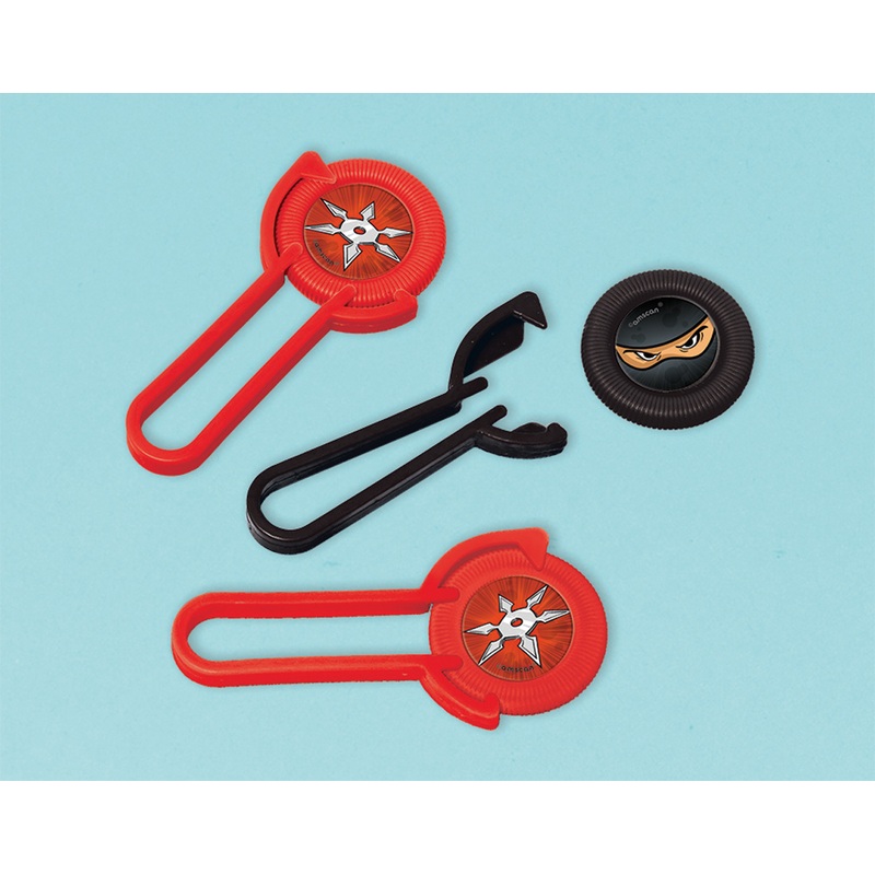 12 ninja disc shooters black and red