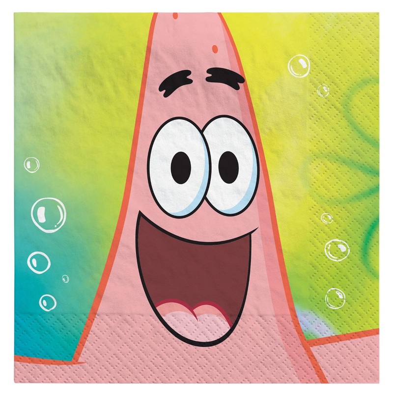16 Spongebob napkins 33cm