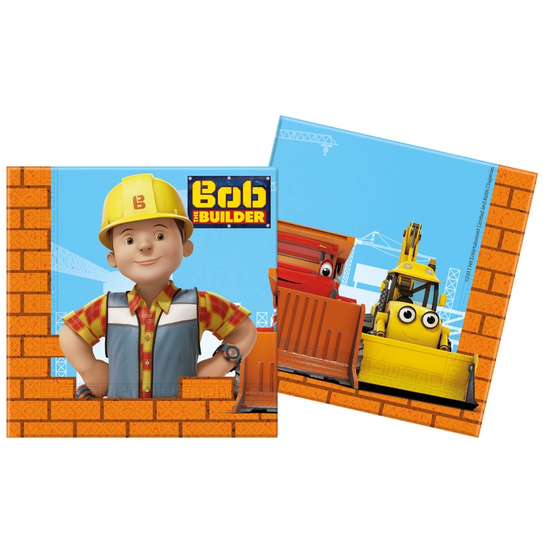 20 Bob & his team paper napkins 33x33cm