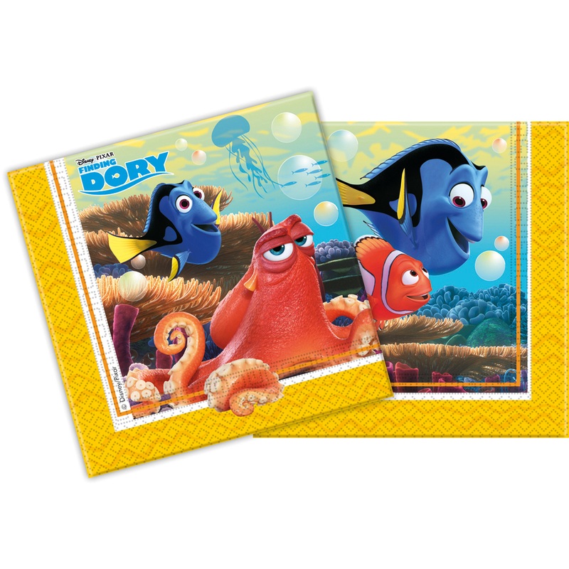 20 Finds Dory Fishy Friends Napkins 33cm