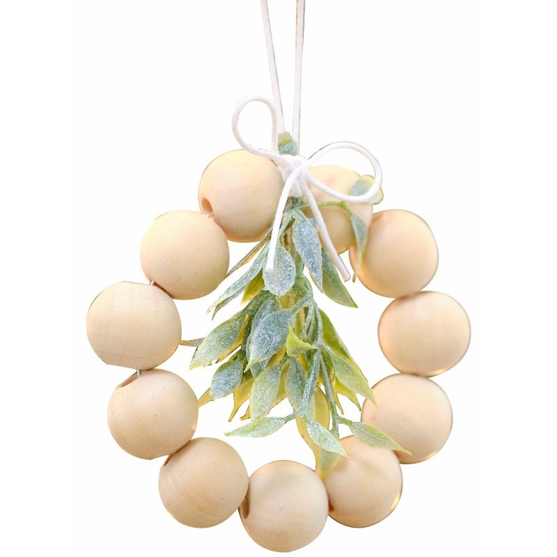 4 x tree decoration wooden balls