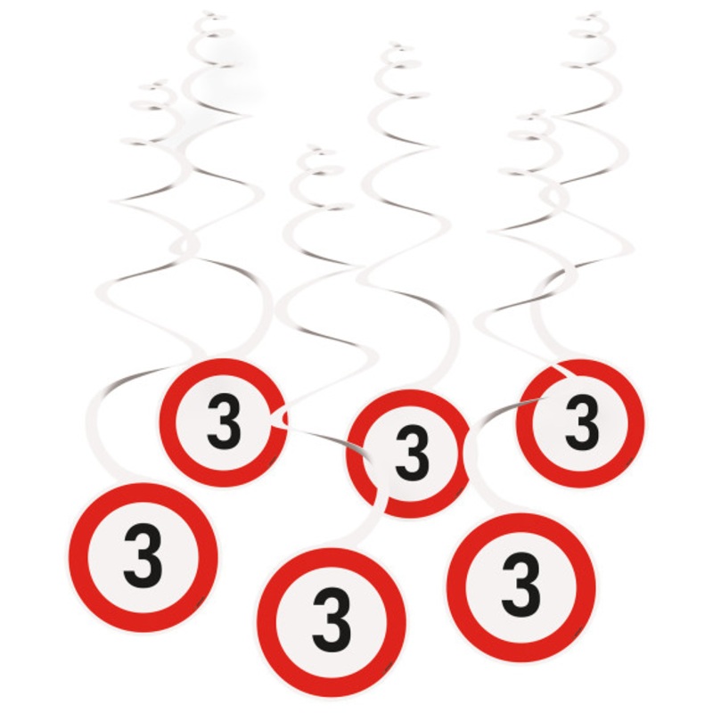 6 Spiral hanger with number sticker 60cm on the construction site