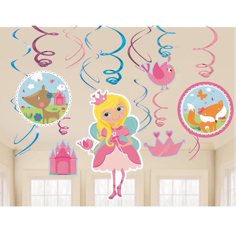 Adorable Princess Dafne swirl hanging decoration