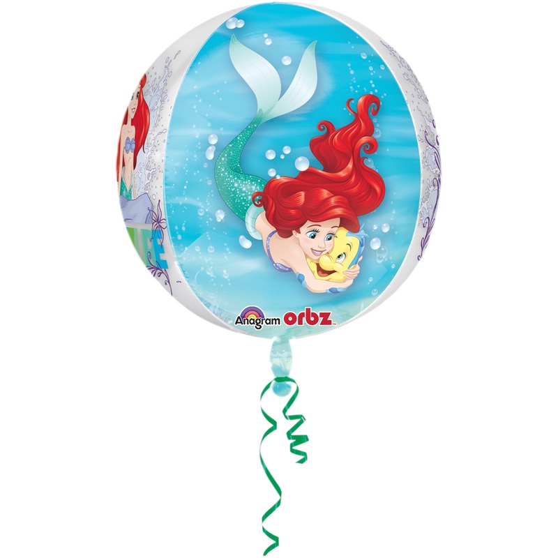 Ball balloon Arielles colorful underwater world