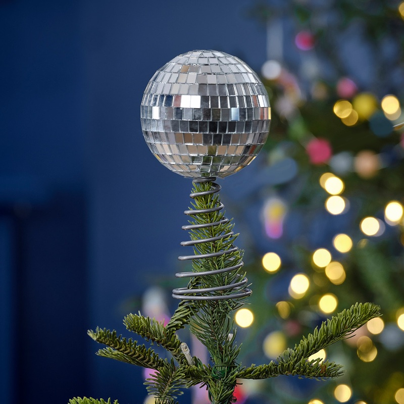 Disco ball tree top