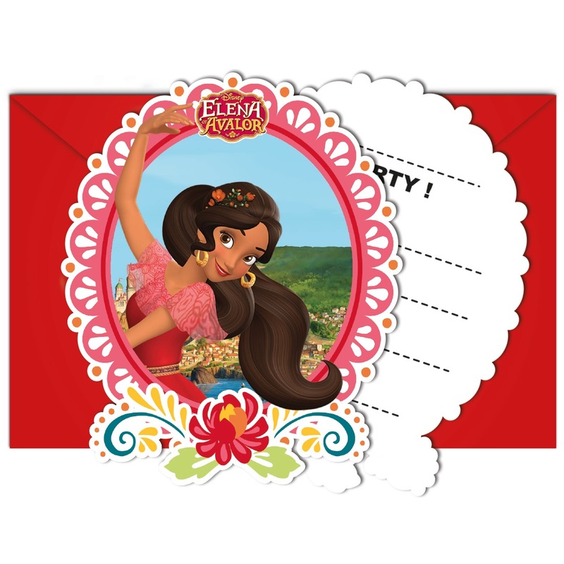 Elena Of Avalor Invitation Cards With Envelopes