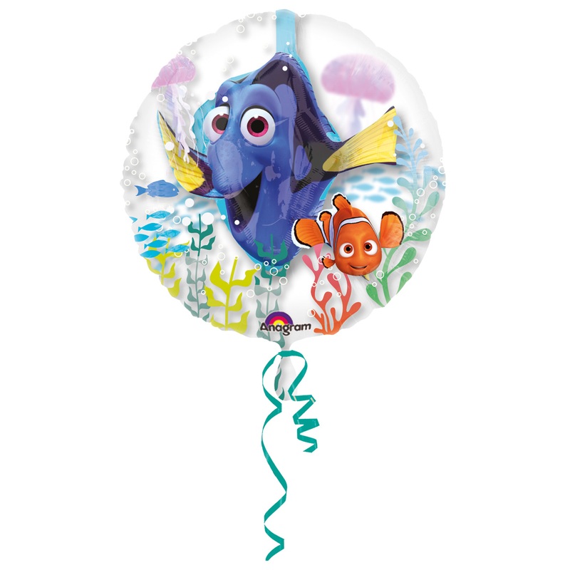 Foil balloon Dorie & Nemo back home