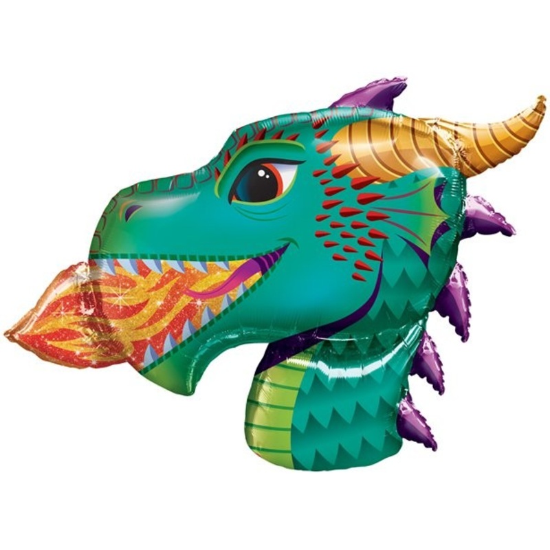 Giant dragon foil balloon 91cm