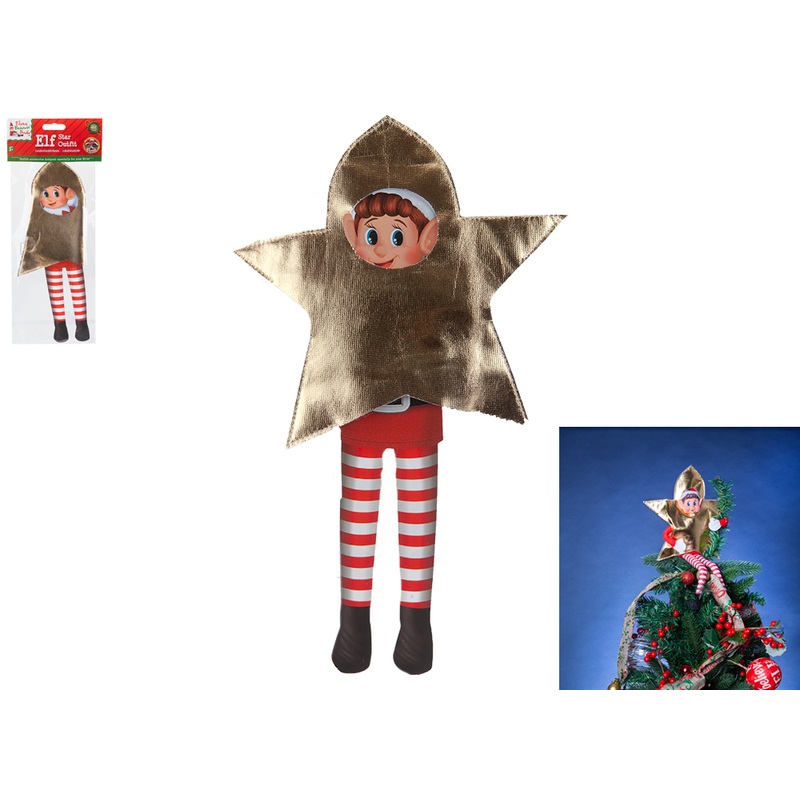 Naughty elf star outfit 30cm