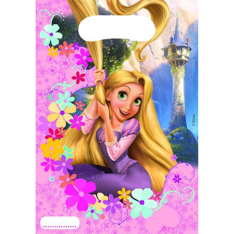Rapunzel Adventure Children's Birthday Gift Bag Set of 6