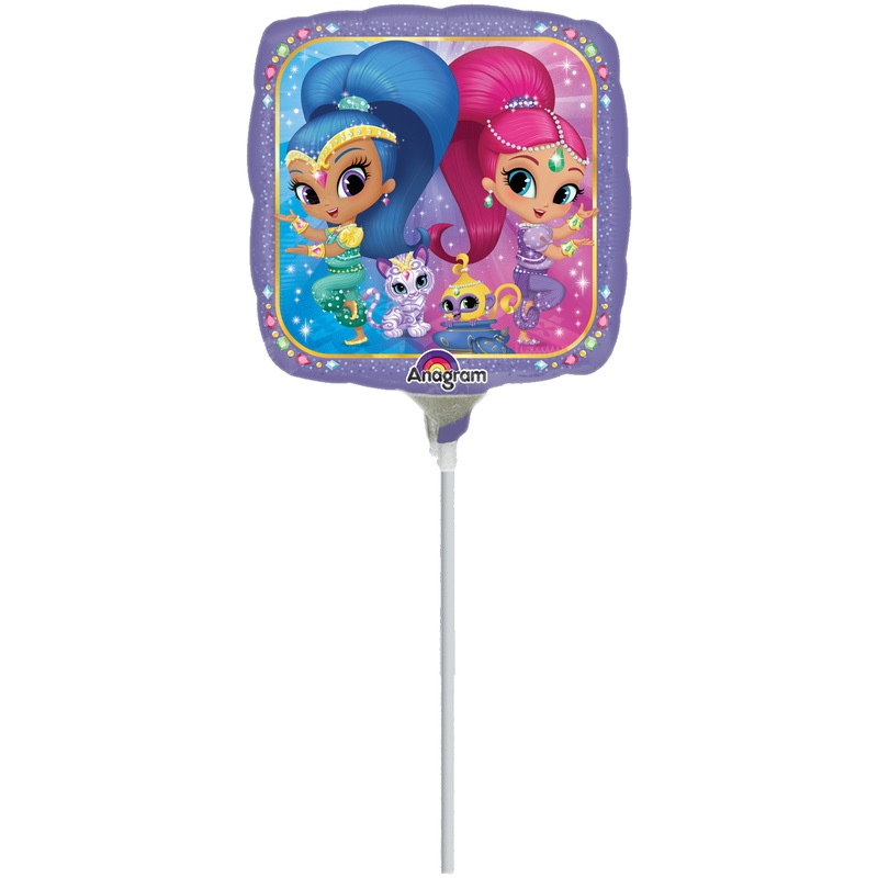 Stick balloon Shimmer & Shine bottle spirits