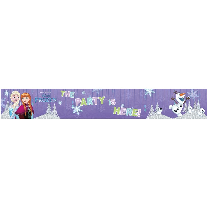 3 Frozen Crystal Palace Banners 90 x 13cm