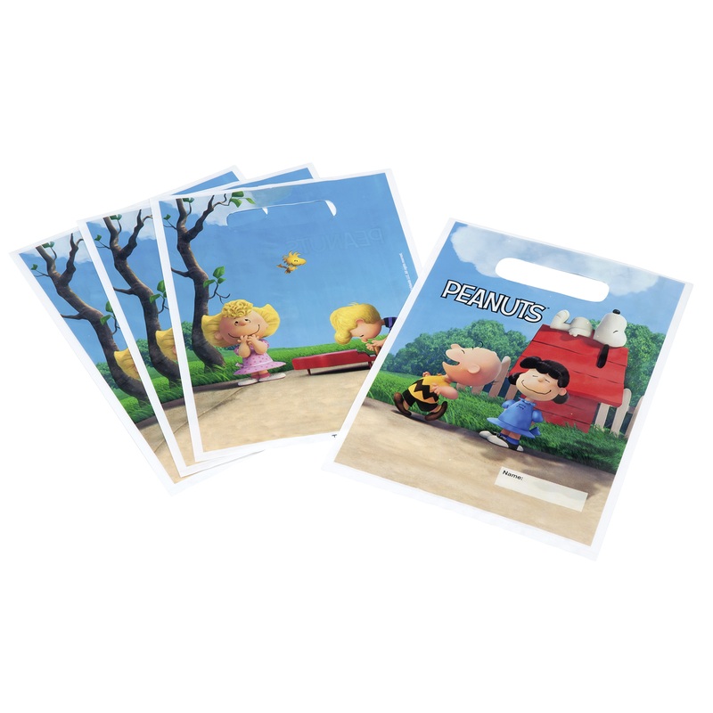 6-pack Peanuts gift bag children's birthday party