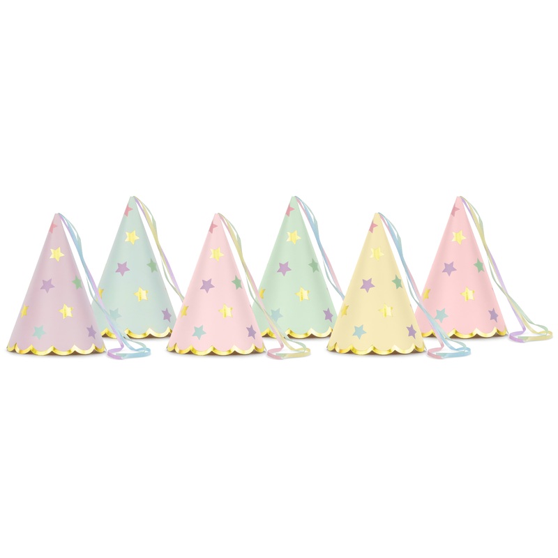 6 party hats Starry Magic
