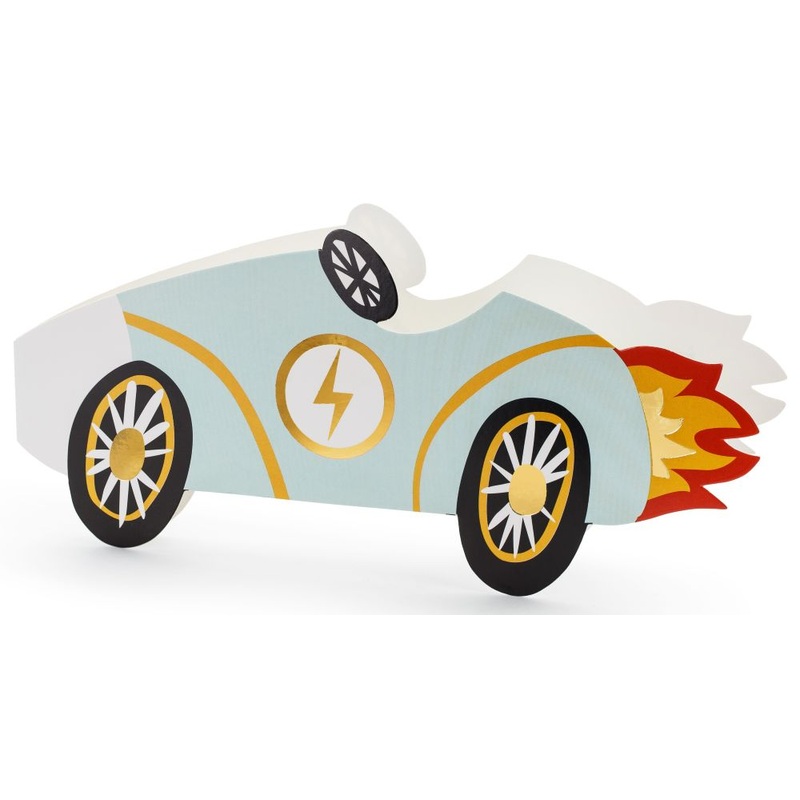 6 Wild Ride invitation cards 18.8 x 8.4 cm with envelope