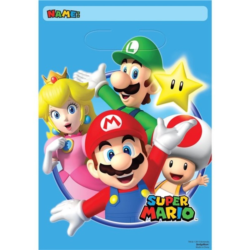 8 Super Mario gift bags