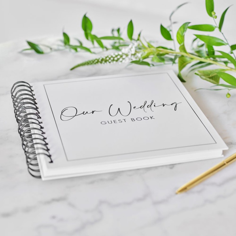 Black and white guest book XXcm