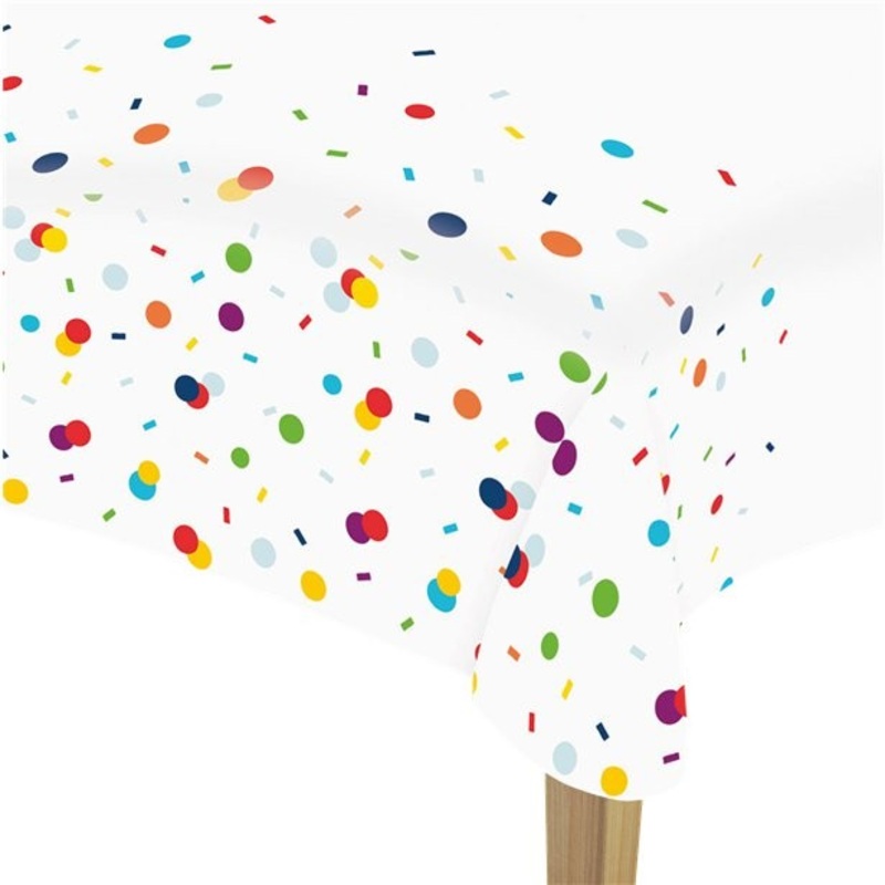 Confetti paper tablecloth 1.15 mx 1.75 m