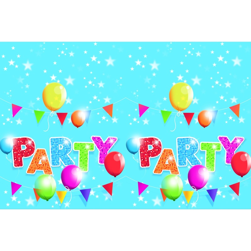 Fabulous Partytime tablecloth 1.8 x 1.2m